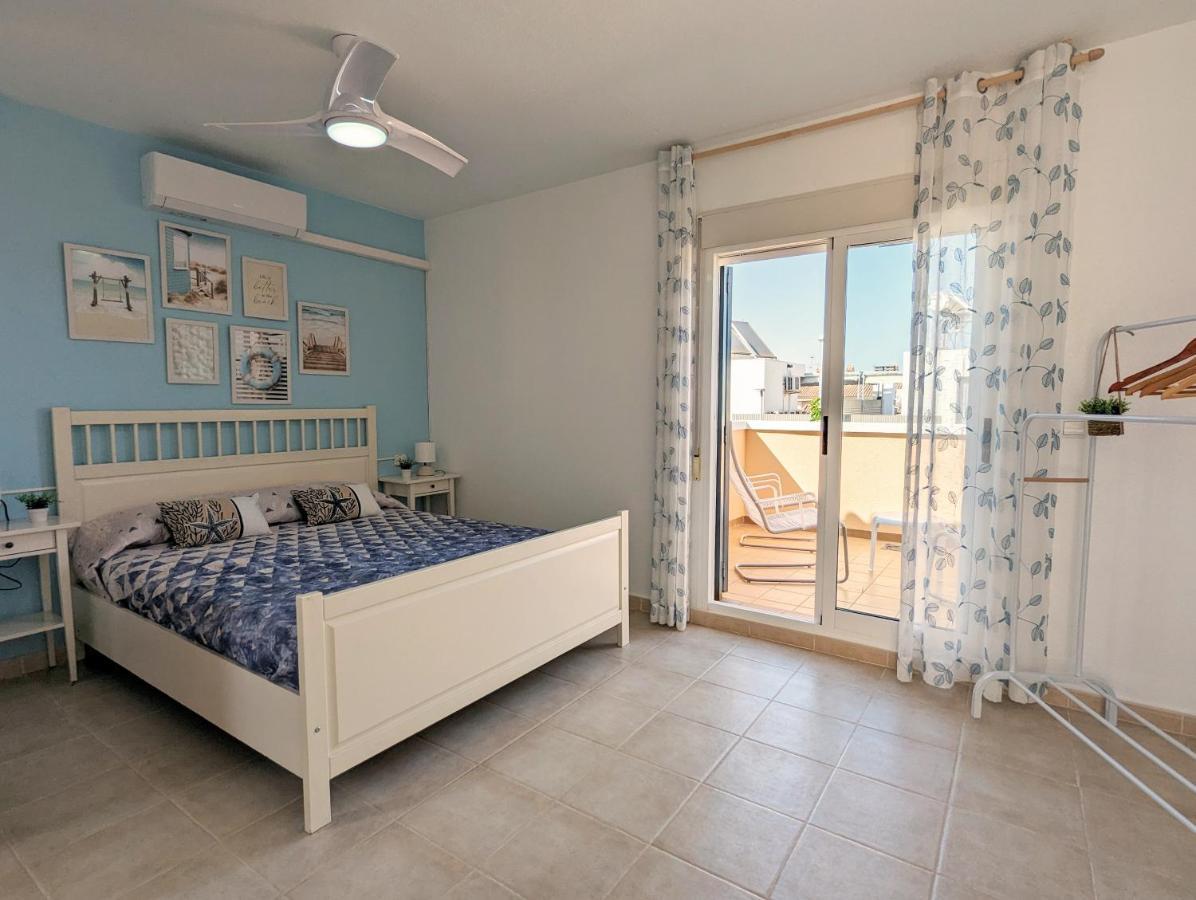 Apartamento Las Palmeras - Con Terraza, Barbacoa, Aire Acondicionado Y A 250M De La Playa! Los Alcázares Exteriér fotografie